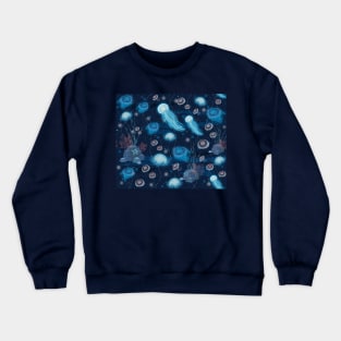 Bioluminescent Jellies Crewneck Sweatshirt